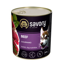 Корм для собак консерва Сейвори SAVORY Gourmand яловичина 800 г