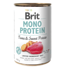 Корм для собак з чутливим травленням Mono Protein Dog з тунцем та солодкою картоплею 400 г Brit