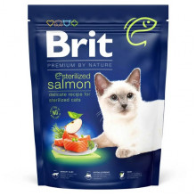 Корм для дорослих котів лосось Brit Premium Нейчер Кет Едалт 1.5 кг 171860/3136