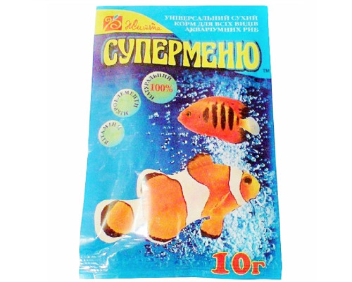 Корм для риб суперменів 10 г Життя