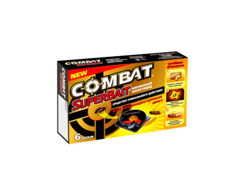Ловушка Combat от тараканов  6 шт