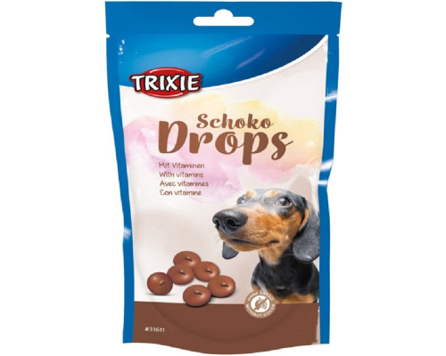 Лакомства для собак Chocolate Drops витаминизированные дропсы с шоколадом 75 г ТХ-31611 Trixie