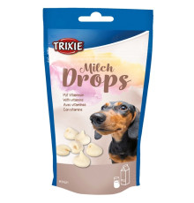Ласощі для собак Milk Drops вітамінізовані дропси з молоком 75 г ТХ-31621 Trixie