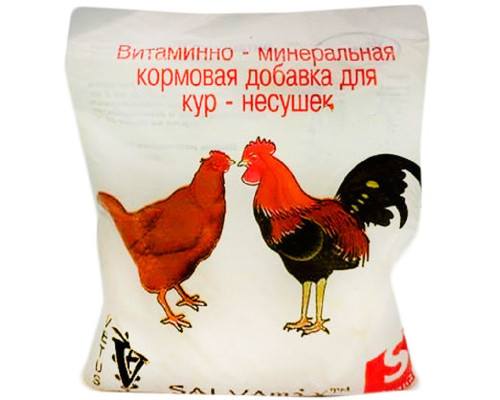 Премикс для куриц Сальвамикс витаминно-минеральная добавка 500 г Salvana
