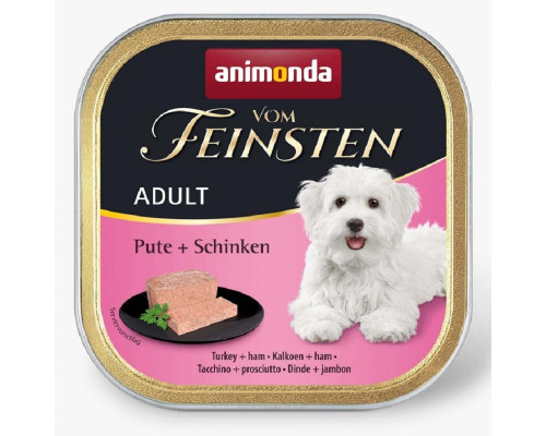Корм для собак Vom Feinsten Adult Turkey and Ham с индейкой и ветчиной 150 г Animonda
