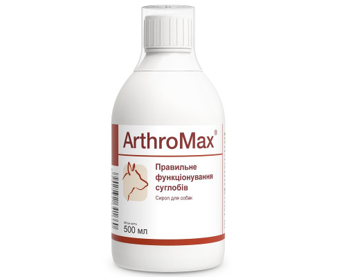 Сироп для собак и кошек ArthroMax для суставов с глюкозамином и хондроитином 500 мл Dolfos