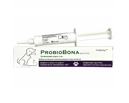 Розчин у шприці ProbioBona пробіотик для тварин 10 мл ProbioDay