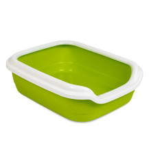 Туалет для котів і кішок Comfort L 49*39*15 см лайм Природа