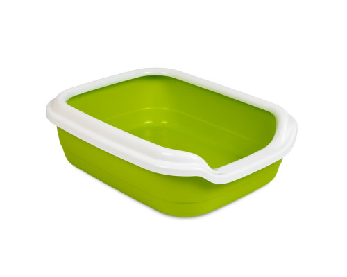 Туалет для котов и кошек Comfort L 49*39*15 см лайм Природа