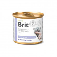 Корм Brit VetDiets консервований для котів при  гострих та хронічних захворюваннях шлунково-кишкового тракту  Бріт Вет Даєтс Кет 200г арт.100712																