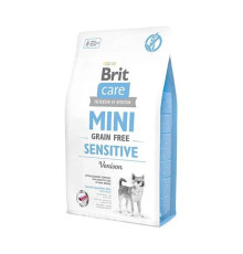 Корм для собак Брит малых пород c чувствительным пищеварением Care GF Mini Sensitive 0,4кг