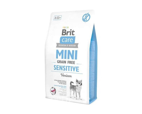 Корм для собак Брит малых пород c чувствительным пищеварением Care GF Mini Sensitive 0,4кг