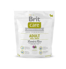 Корм для собак Бріт вагою до 10кг Care Adult Small Breed Lamb and Rice 1кг