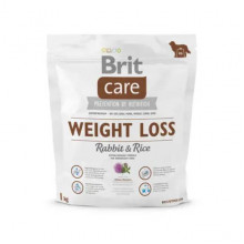 Корм для собак Брит с лишним весом Brit Care Weight Loss Rabbit and Rice 1кг