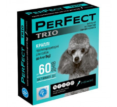 Перфект Perfect Trio противопаразитарные капли для собак до 4кг  0,6мл  Ветсинтез срок 09.2024