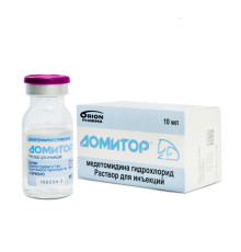 Розчин для ін'єкцій Orion Pharma Domitor 1 мг/мл для собак та котів, 10 мл