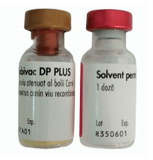Вакцина для цуценят Nobivac DP Plus проти чуми та парвовірусу 2 флакони 1 доза MSD AH