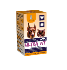 Вітамінно-мінеральний комплекс Modes Ultra Vit Immuno для підвищення імунітету собак та котів, 140 таблеток