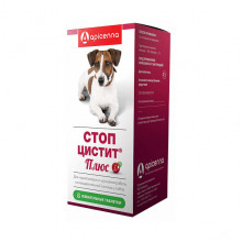 Стоп-Цистит Плюс таблетки жевательные для собак, 40 табл.*1000 мг, Апиценна