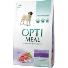 OPTIMEAL сухий корм для собак малих порід качка 12 кг ЦІНА за1кг