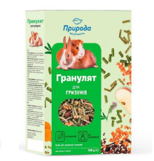 Корм Гранули для всіх видів гризунів 500 г Природа