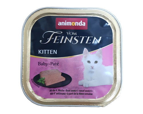 Корм для котят Vom Feinsten Kitten Baby-Paté Бебі-пате микс курица, свинина, телятина 100 Animonda