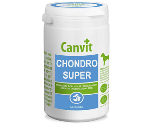 Таблетки для собак Chondro Super for dogs комплексный уход за опорно-двигательным аппаратом №166 Canvit