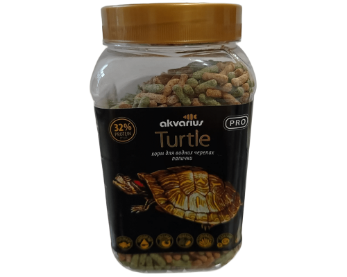 Корм для пресноводных черепах Turtle Menu Sticks плавающие палочки 150 г Аквариус