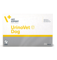 Таблетки для собак UrinoVet Dog для підтримання сечовидільної функції №30 VetExpert