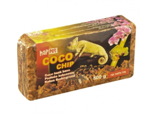 Субстрат в брикете Коко-грунт для террариума 500 г Hap Pet