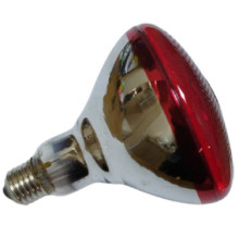 Лампа ІЧ для обігріву тварин 175 W 240 V LuxLight BR38 тверде скло червона Китай 