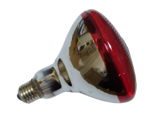 Лампа ІЧ для обігріву тварин 175 W 240 V LuxLight BR38 тверде скло червона Китай 