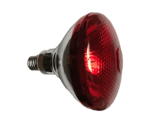 Лампа ІК 150 W 240 V LuxLight BR38 тверде скло червона Китай