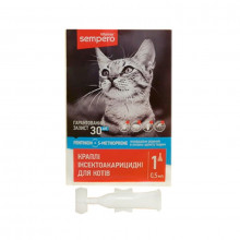 Семперо Sempero капли от блох и клещей для котов от 2-х кг 0,5 мл Vitomax  400052