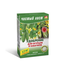 Добриво для огірків та кабачків "Чистий аркуш" кристал 300 г Квітофор