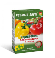 Добриво для помідор та перцю кристал"Чистий лист" 300 гр Квітофор