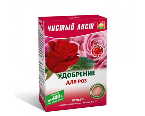 Удобрение для роз "Чистый лист"кристалл 300 гр Квитофор