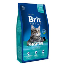 Корм для котів Brit Premium Cat Sensitive з чутливим травленням 1.5кг