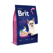 Корм для котов Брит взрослых с курицей Brit Premium Cat Adult Chicken 8кг ЦЕНА за 1кг