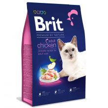 Сухой корм для кошек Cat Adult  с курицей 1 кг Brit Premium