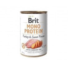 Корм для собак Брит с индейкой и бататом Brit Mono Protein Dog k 400г