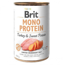 Корм для собак з чутливим травленням Mono Protein Dog з індичкою та солодкою картоплею 400 г Brit
