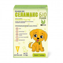 Селамакс Біо краплі для собак  до 2,5 кг  0,25 мл №1 Біофарма