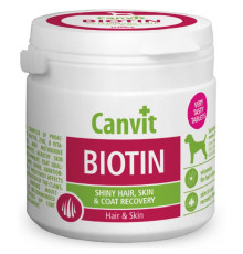 Таблетки для собак Biotin здоров'я шкіри та блиск шерсті 230 г Canvit