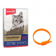 Семперо Sempero ошейник от блох и клещей для котов 35 см оранжевый Vitomax 350 П