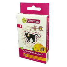 Капли на холку Vitomax Eco от блох и клещей для кошек №4 Vitomax срок 10.2024