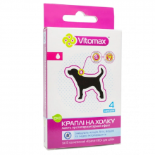 Капли на холку Vitomax Eco от блох и клещей для собак №4 Vitomax срок 10.2024
