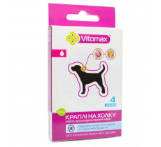 Капли на холку Vitomax Eco от блох и клещей для собак №4 Vitomax срок 10.2024