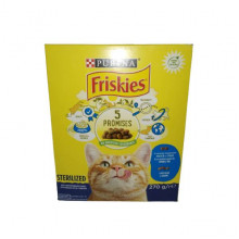 Корм Фрискис для стерильных котов лосось и тунец, овощи 270 г