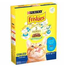 Сухий корм для стерилізованих котів Friskies Sterilized Cats з лососем тунцем та овочами 270 г Purina